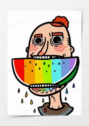 吃瓜大妈素材图片,笑谈人间百态